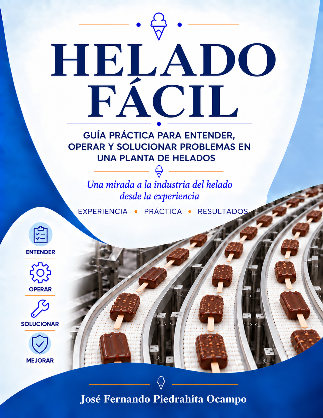 Portada original de Helado Fácil