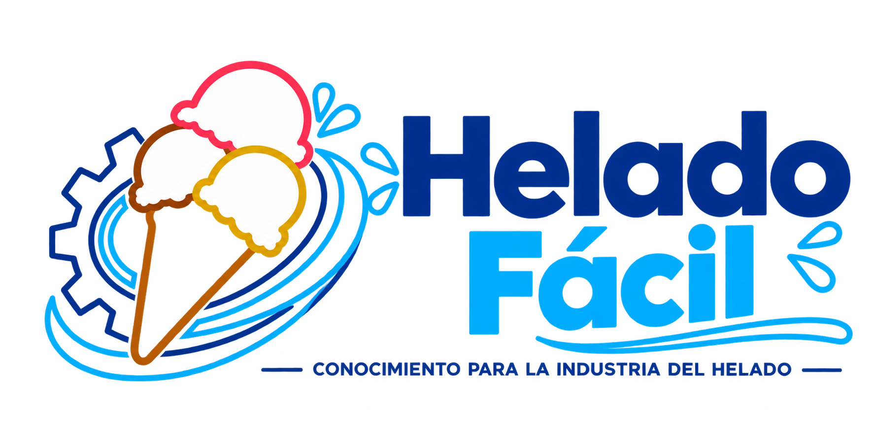 Logo de Helado Fácil
